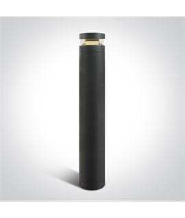Anthracite 20W LED Bollard, IP65 for Garden illumination.