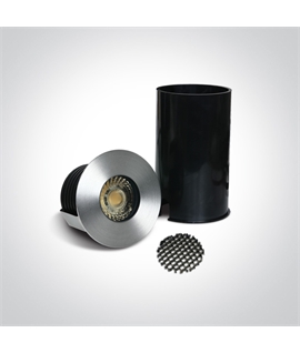 Stainless Steel 3W COB LED inground with honeycomb, IP67.