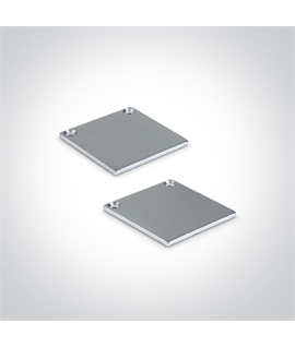 Aluminium 2m Surface aluminium profile with PC opal diffuser.