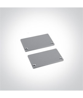 Aluminium 2m Surface aluminium profile with PC opal diffuser.