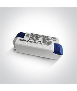 Constant current dimmable LED driver for 550/600/650/700mA LED spots / LED fittings.