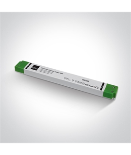  30W 24V DC constant voltage driver slim range ideal to install inside the profile, IP20.