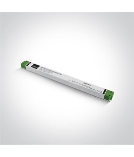  75W 24V DC constant voltage driver slim range ideal to install inside the profile, IP20.