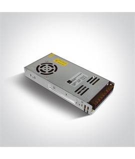  350W 24V DC constant voltage driver Open Range with fan, IP20.