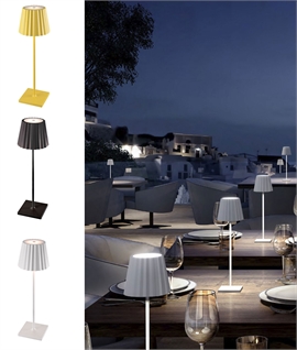 Outdoor Rechargeable LED Table Lamp - 3 Colours