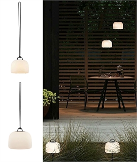 Rechargeable Outdoor Pendant with Black Strap - IP65