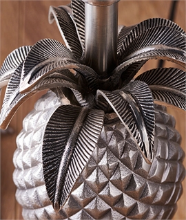 Pineapple Base Table Lamp with Pleated Shade