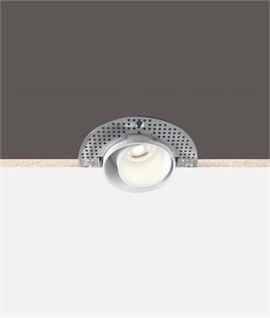 Trimless Adjustable GU10 Downlight with Low Glare Recessed Design for a clean ceiling