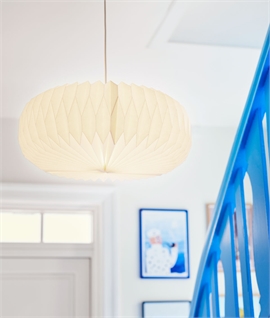 Retro Pleated Pendant Shade for Existing Flex