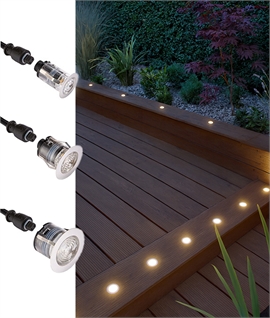 Compact Multi-Purpose Pack of 10 LED Lights - CCT Colour Temperature Control