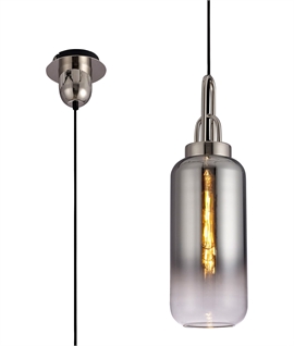 Single 160mm Fade Design Single Glass Pendant