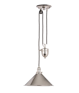 French-Style Modern Rise and Fall Pendant