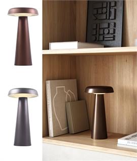 Portable and Rechargeable Stylish Table Lamp Height 25cm