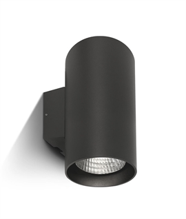 Commercial Up Down Wall Light 2 x 20w 140mm Cylinder Diameter and a 300mm height - IP65 Rated