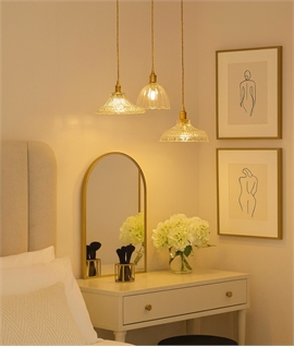 Elegant Decorative Glass Pendant Light - 3 Styles