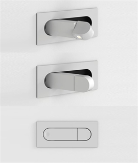 Professional Grade Recessed Swivel LED Bedside Wall Light - 6 Options