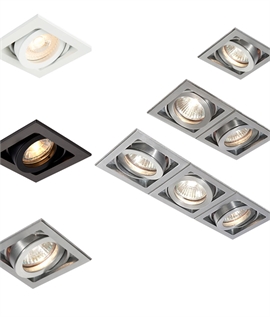 Modular Downlight Single, Dual or Triple - 3 Finishes