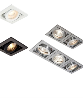 Modular Downlight Single, Dual or Triple - 3 Finishes