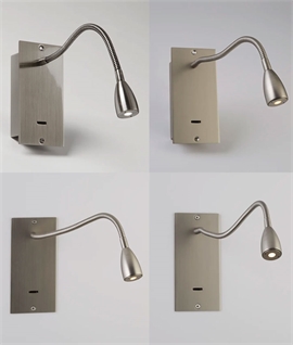 Recessed Wall Light with LED Adjustable Arm