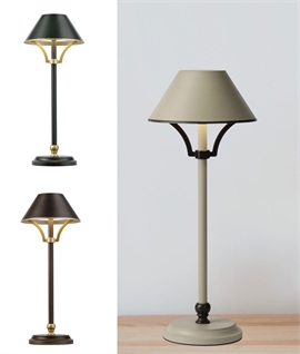 Traditional Style Rechargeable Table Lamp - Dimmable
