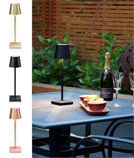 Colour Changing Rechargeable LED Outdoor Table Lamp