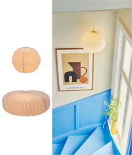 Retro Pleated Pendant Shade for Existing Flex