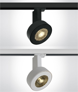 Adjustable Round 30w COB LED Track Spot with Honeycomb Filter 