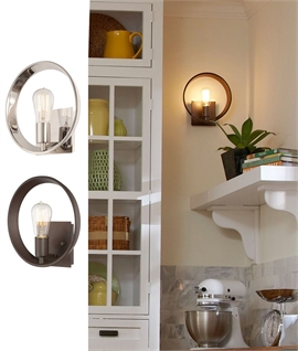 Contemporary Minimalist Bare Lamp Wall Light