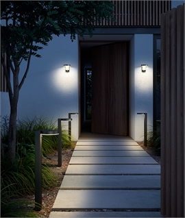 Lithium-ion Solar Powered Wall Light with Movement Sensor