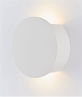 LED Circular Up and Down Plaster Wall Light