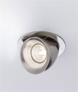 Scoop Lights for MR16 12v Lamps - Brushed Steel
