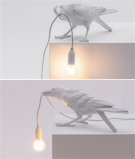 Seletti Outdoor Bird Lamp - Playing IP44 Rated