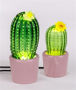 Cactus Sunrise - Handmade Table Lamp in 2 Designs