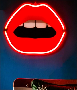 Blow LED Mouth Wall Light by Seletti