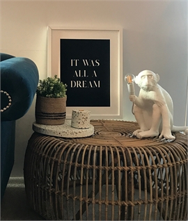 Seletti Monkey Table Light - White or Black Option