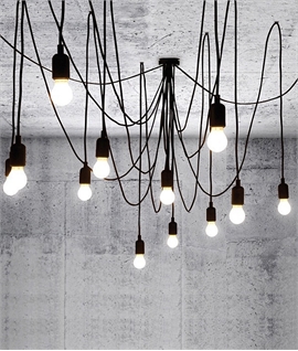 Spider Multi-Flex Dimmable Pendant with 14 Lamps - Maman by seletti