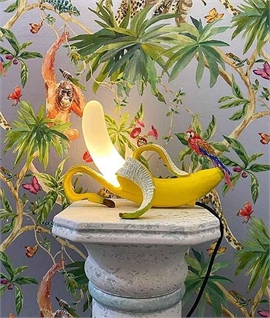Yellow Banana LED Table Lamps - Huey and Dewey