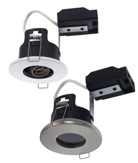 Low-Profile Fire-Rated Downlight for GU10 Bulbs, with a Depth of 70mm