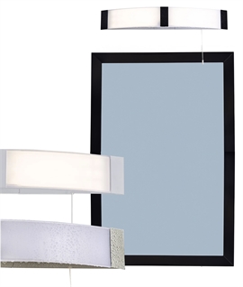 Slim LED Shaver Light - Dual Voltage Socket