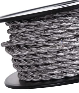 25m Roll Braided Twisted 2 Core 0.75mm - Silver, Pale or Rose Gold Colours 25m Roll Braided Twisted 2 Core 0.75mm - Silver, Pale or Rose Gold Colours