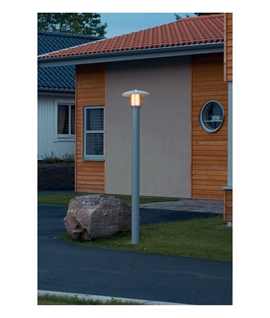 Grey or Black Outdoor Light Post Height 1020mm