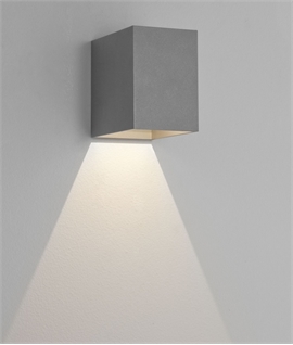 Cube Wall Fixed Downlight with LED Lamp - 3 Finishes