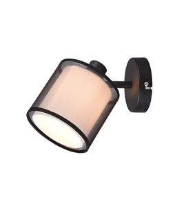 Organza Shade Single Adjustable Spot Light