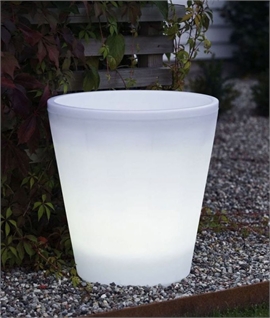 Single Illuminated Plant Pot - Measures 280mm