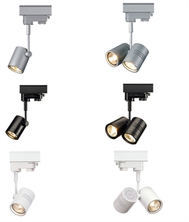 GU10 Lamp Base Adjustable Spot for 3 Circuit Track