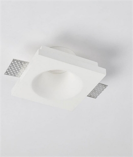 Trimless Plaster-in Downlight - Single Lamp Round
