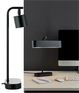 Super Stylish Modern Adjustable Shade Slimline Desk Lamp
