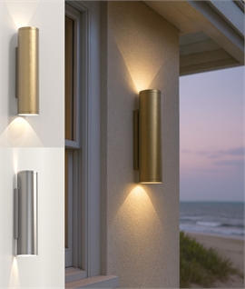 Up and Down Coastal Corrosion Resistant Wall Light