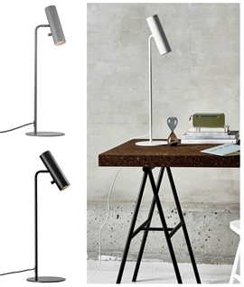 Slim Table Lamp - Adjustable Head & Switched