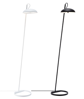 Adjustable Shade Tilt Scandi-Style Floor Lamp